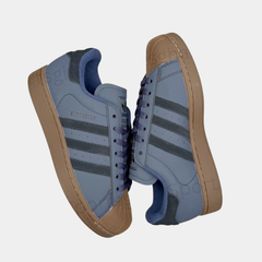 Adidas Superstar Blue Gum Sole Shoes