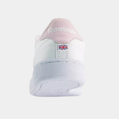 Women’s Classic Leather Lifestyle Sneakers – White & Frost Berry