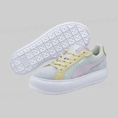 Puma Mayze Suede Pastel Multi Color White