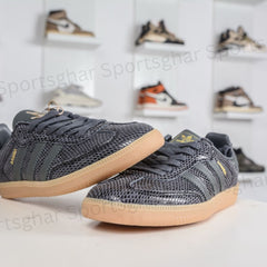 Adidas Samba OG Grey Snakeskin Shoes