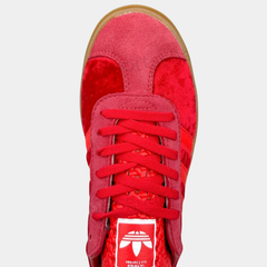 Adidas Gazelle Bold Red Velvet Shoes