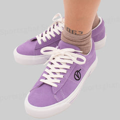 Vans Sid Suede Lavender Purple and White