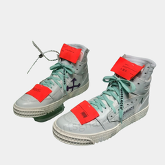 Off-White 3.0 Off-Court High-Top Sneakers – Arctic White