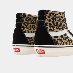 Vans Sk8-Hi 38 DX Anaheim Factory Black Tan Leopard Shoes