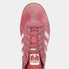 Adidas Gazelle Bold Shoes – Pink Velvet Triple-Platform Sneakers