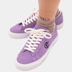 Vans Sid Suede Lavender Purple and White