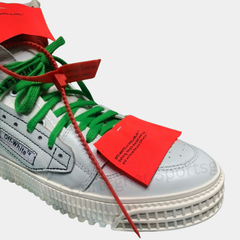 Off-White 3.0 Off-Court High-Top Sneakers – White & Kelly Green