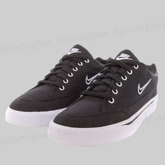 Men’s Classic Canvas Lifestyle Sneakers – Black & White