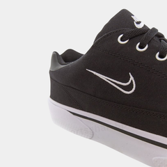 Men’s Classic Canvas Lifestyle Sneakers – Black & White