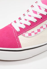 Vans ComfyCush Old Skool Sidestripe Carmine Rose Pink Sneakers
