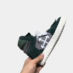 Off-White 3.0 Off-Court High-Top Sneakers – Triple Black & Anthracite Grey