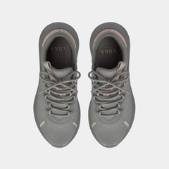 Women’s Lightweight Mesh Lifestyle Sneakers – Ash & Pale Blush