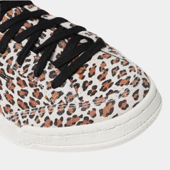 Women’s Classic Leather Lifestyle Sneakers – Chalk, Brown & Black
