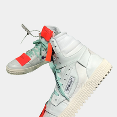 Off-White 3.0 Off-Court High-Top Sneakers – Arctic White