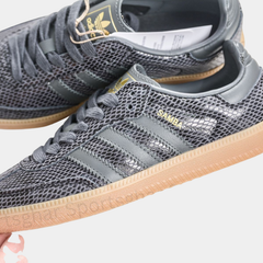 Adidas Samba OG Grey Snakeskin Shoes