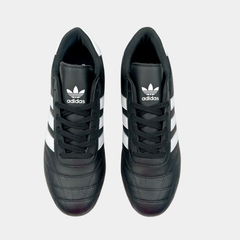 Adidas Adicourtt Premium Leather Sneakers – Black & White Gum Sole