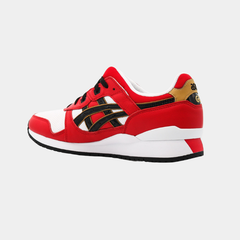 Men’s Retro Running Lifestyle Sneakers – Classic Red, Black & Daruma Heritage