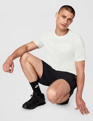 NIKE Men's M Nsw Tee Icon Futura T-Shirt - White