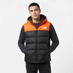 The North Face Men's Hooded Down Puffer Vest Sleeveless Gilet Jacket
