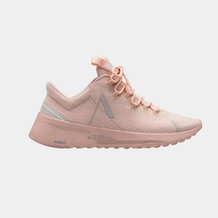 Women’s Lightweight Mesh Lifestyle Sneakers – Ash & Pale Blush