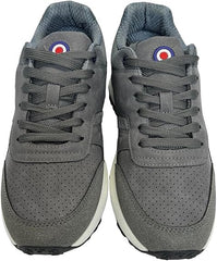 Lambretta Mens Echo 2 Lace Up Sporty Retro Trainers