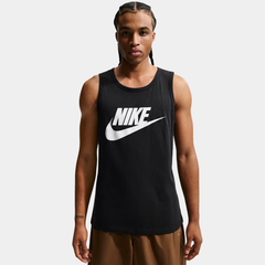 Nike Men's Sportswear Futura Logo Tank Top - White/Black