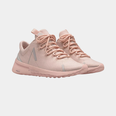 Women’s Lightweight Mesh Lifestyle Sneakers – Ash & Pale Blush