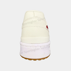Adidas Forum Low Sneakers in White and Red – Leather Shoes