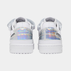 Women’s Retro Basketball Lifestyle Sneakers – White, Pink & Black Leather