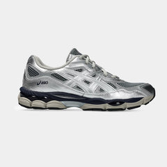 ASICS GEL-NYC Silver Navy Men’s Trainers
