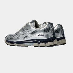ASICS GEL-NYC Silver Navy Men’s Trainers