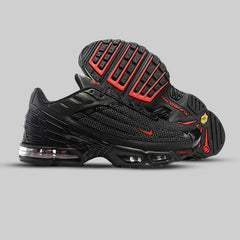 Nike Air Max Plus 3 Black & Red Tuned Men’s Air Performance Sneakers