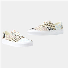 Classic Heritage Lace-Up Lifestyle Sneakers – Meadow Patchwork Edition