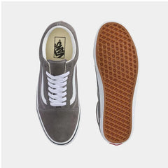 Classic Heritage Lace-Up Lifestyle Sneakers – Pewter Grey