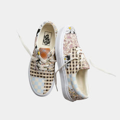 Classic Heritage Lace-Up Lifestyle Sneakers – Meadow Patchwork Edition