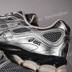 ASICS GEL-NYC Silver Navy Men’s Trainers