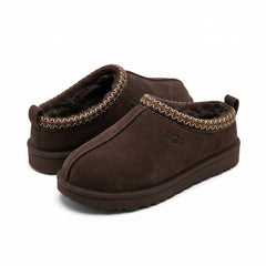 UGG Unisex Tasman Suede Slip-On Slippers Shearling Lined Clog Shoes