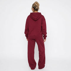 White Fox Vol. 3 Graphic Oversized Hoodie & Wide-Leg Tracksuit Set