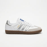 adidas Samba OG White Metallic Silver Sneakers