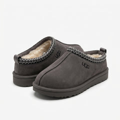 UGG Unisex Tasman Suede Slip-On Slippers Shearling Lined Clog Shoes