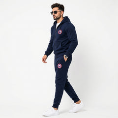 Canada Goose Men's Classic Full-Zip Hoodie & Joggers Fleece Tracksuit Set