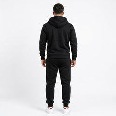 Moncler Men's Classic Full-Zip Hoodie & Joggers Fleece Tracksuit Set