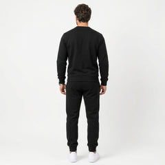 Moncler Men's Logo Patch Crewneck Sweatshirt & Joggers Fleece Tracksuit Set