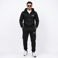 Boss Men's Full-Zip Hoodie & Joggers Fleece Tracksuit Set