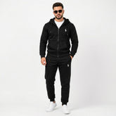 Polo Ralph Lauren Men's Classic Full-Zip Hoodie & Joggers Fleece Tracksuit Set