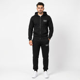 EA7 Emporio Armani Men's Full-Zip Hoodie & Joggers Fleece Tracksuit Set