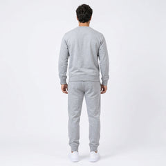 Moncler Men's Logo Patch Crewneck Sweatshirt & Joggers Fleece Tracksuit Set