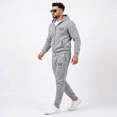 Boss Men's Full-Zip Hoodie & Joggers Fleece Tracksuit Set