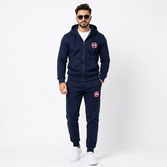 Canada Goose Men's Classic Full-Zip Hoodie & Joggers Fleece Tracksuit Set