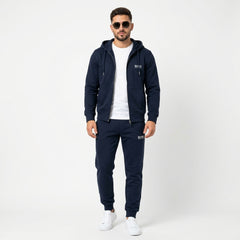 Boss Men's Full-Zip Hoodie & Joggers Fleece Tracksuit Set